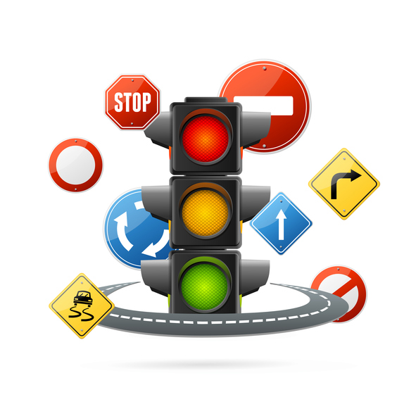 trafic light illustration